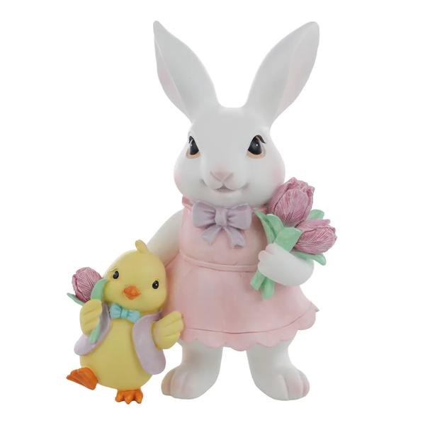 COELHO ABRACO PINTINHO BCO/ROS/AMA 19CM UN