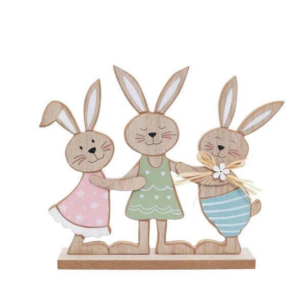 COELHOS TRIO ABRACO CLR 19CM UN CROMUS