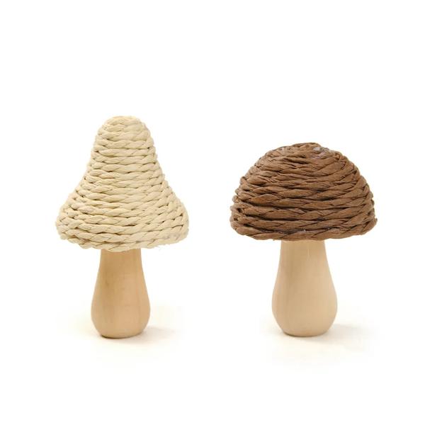 COGUMELO DECORATIVO MADEIRA MRR JG C/6 UN CROMUS