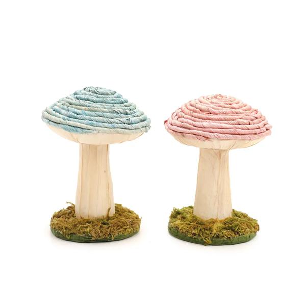 COGUMELO DECORATIVO SORTIDO ROSA AZUL M CROMUS