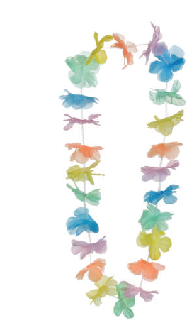 COLAR FLORES CANDY COLORIDA CARNAVAL UN SILVER