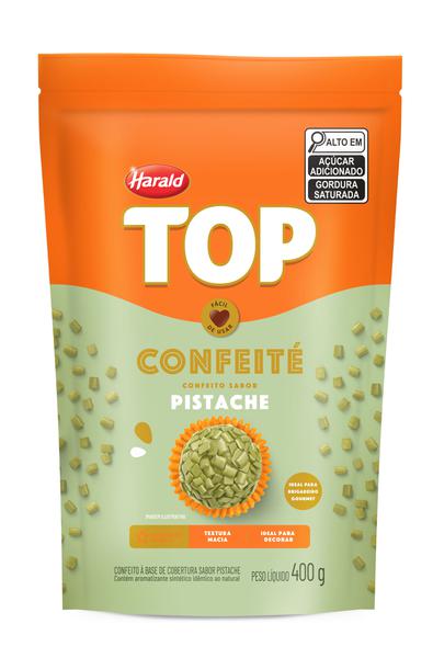 CONFEITE SABOR PISTACHE TOP HARALD 400G