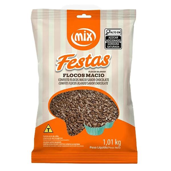 CONFEITO FLOCOS MACIO SABOR AO LEITE 1,010KG UN MIX