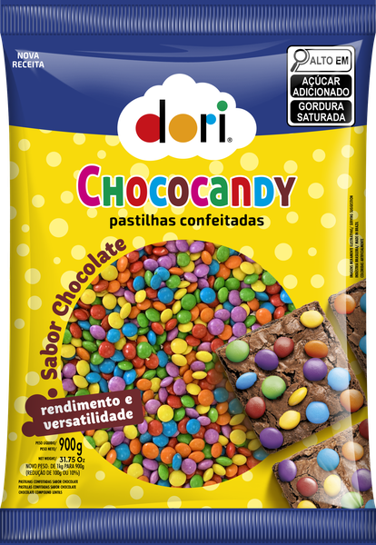 CONFEITO MINI CHOCOCANDY 900G DORI