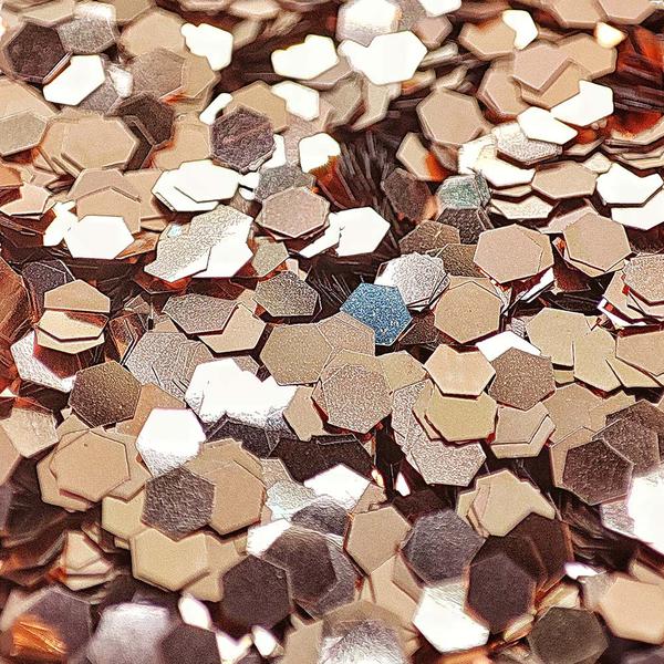 CONFETE METALIZADO 0,2CM ROSA ROSE 15G UN KLF