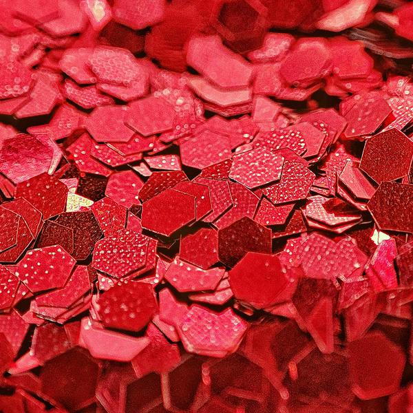 CONFETE METALIZADO 0,2CM VERMELHO 15G UN KLF