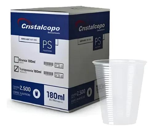 COPO 180ML CRISTAL 2500UN CRISTAL
