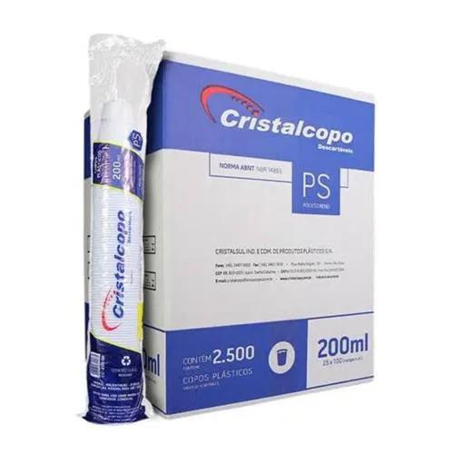 COPO 200ML CRISTAL 2500UN CRISTAL