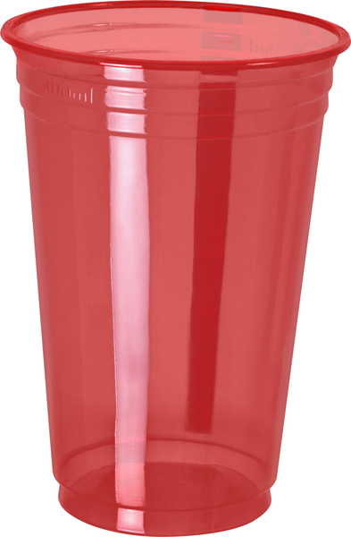 COPO 300ML BALADA VERMELHO 25UN PPT-330 PP COPOBRAS