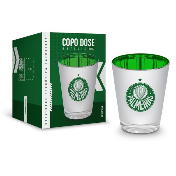 COPO DOSE METALIC 55ML TIMES PALMEIRAS UN