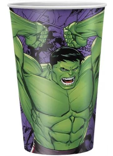COPO PAPEL 180ML HULK 08UN REGINA