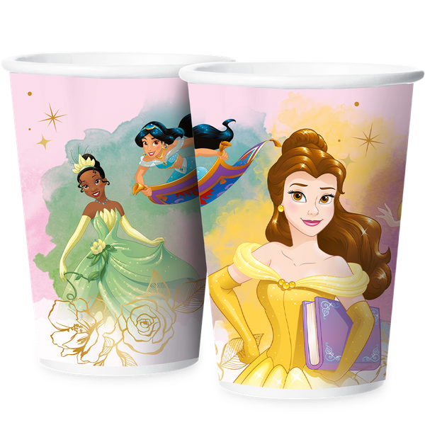 COPO PAPEL 180ML JARDIM DAS PRINCESAS 12UN REGINA