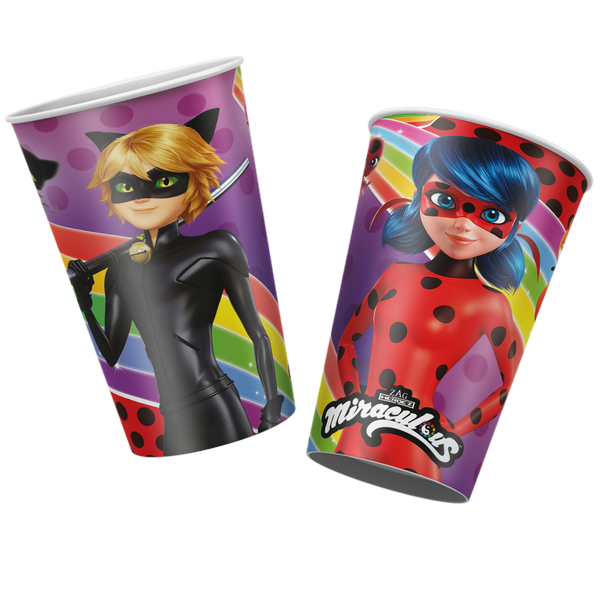 COPO PAPEL 180ML LADYBUG 12UN REGINA