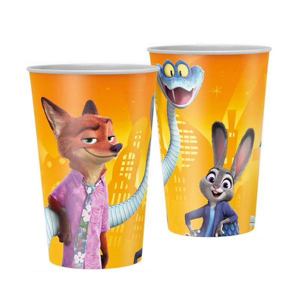 COPO PAPEL 180ML ZOOTOPIA 08UN REGINA