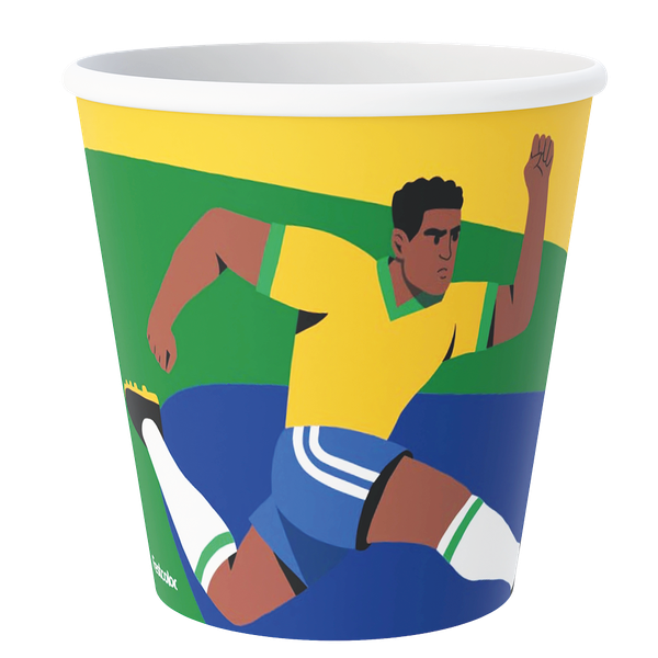 COPO PAPEL 200ML COPA 2026 08UN FESTCOLOR