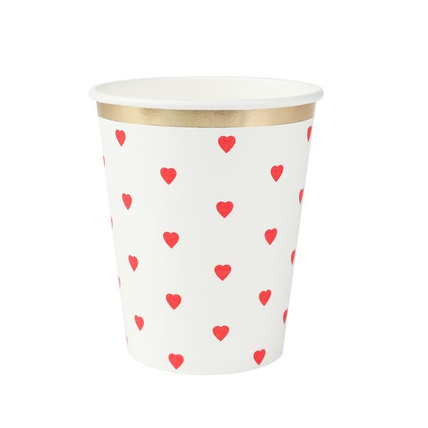 COPO PAPEL BRANCO CORACAO VERMELHO 08UN SILVER