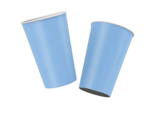 COPO PAPEL COLORS 180ML AZUL CELESTE 08UN REGINA