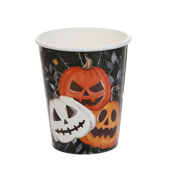 COPO PAPEL HALLOWEEN ABOBORAS MOD.MX265S 10UN SILVER