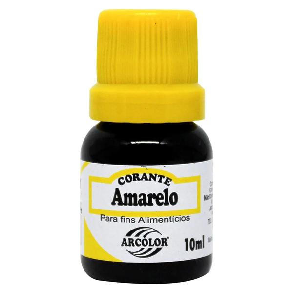 CORANTE AMARELO 10ML ARCOLOR