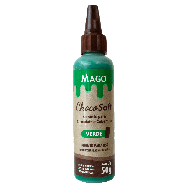 CORANTE CHOCO SOFT VERDE 50G UN MAGO