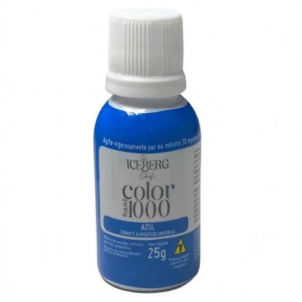 CORANTE COLOR LIQUID 1000 AZUL 25G ICEBERG