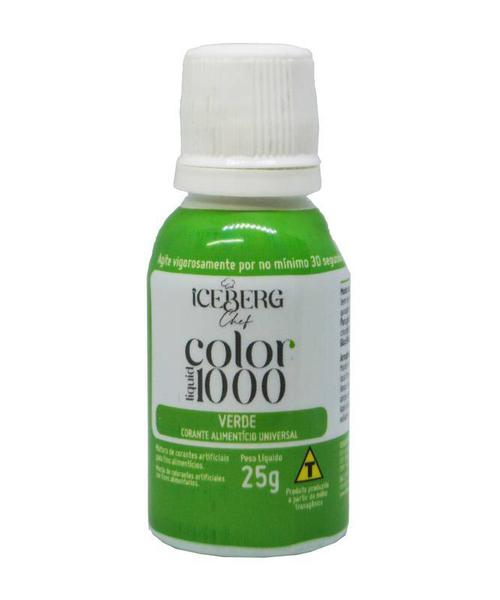 CORANTE COLOR LIQUID 1000 VERDE 25G ICEBERG