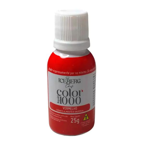 CORANTE COLOR LIQUID 1000 VERMELHO 25G ICEBERG