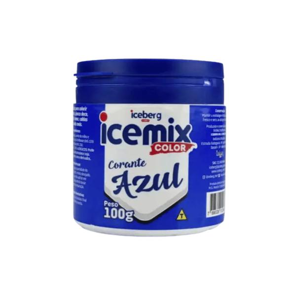 CORANTE ICEMIX COLOR AZUL 100G ICEBERG
