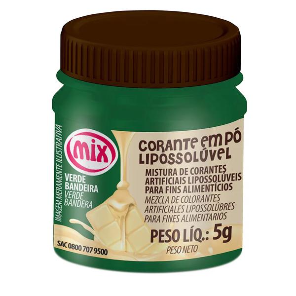 CORANTE LIPOSSOLUVEL 5G VERDE BANDEIRA MIX