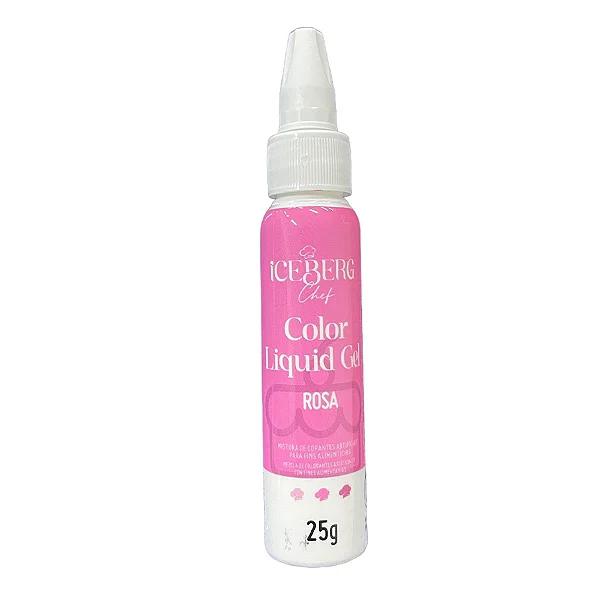 CORANTE LIQUID GEL ROSA 25G ICEBERG