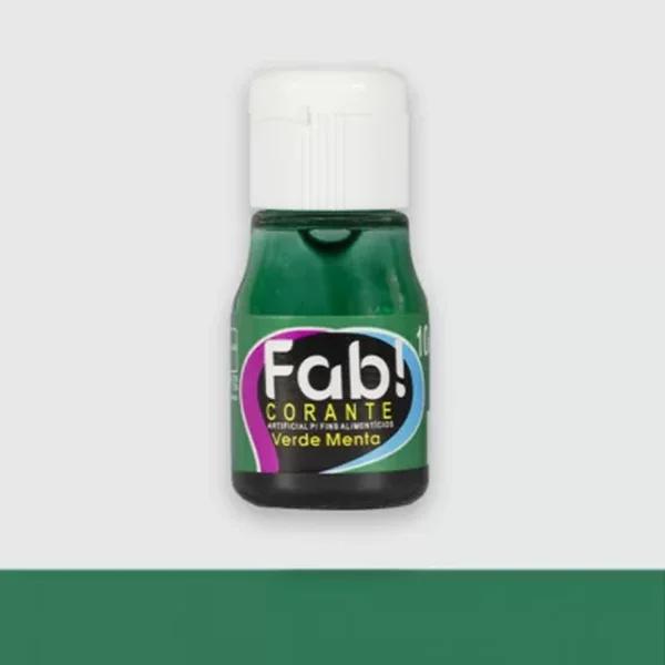CORANTE LIQUIDO VERDE MENTA 10ML FAB!