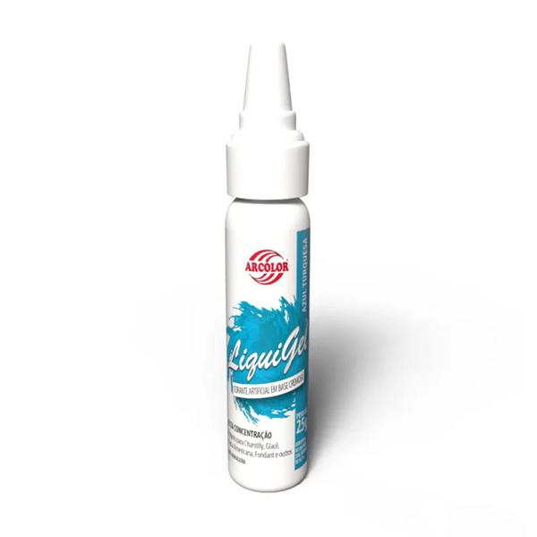 CORANTE LIQUIGEL AZUL TURQUESA 25G ARCO IRIS