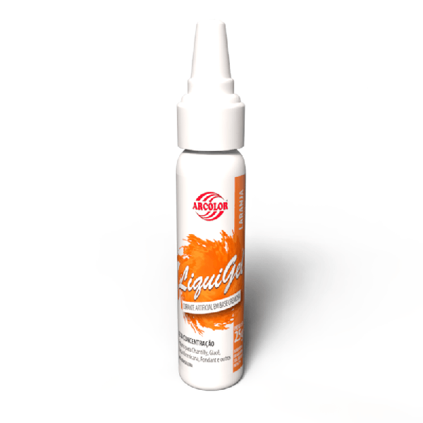 CORANTE LIQUIGEL LARANJA 25G ARCO IRIS