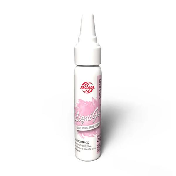 CORANTE LIQUIGEL ROSA BABY 25G ARCO IRIS