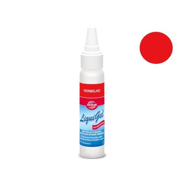 CORANTE LIQUIGEL VERMELHO 25G ARCO IRIS