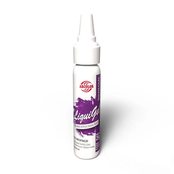 CORANTE LIQUIGEL VIOLETA LILAS 25G ARCO IRIS