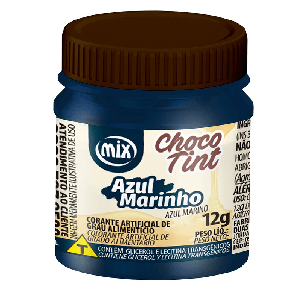 CORANTE PARA CHOCOLATE AZUL MARINHO 12G UN MIX