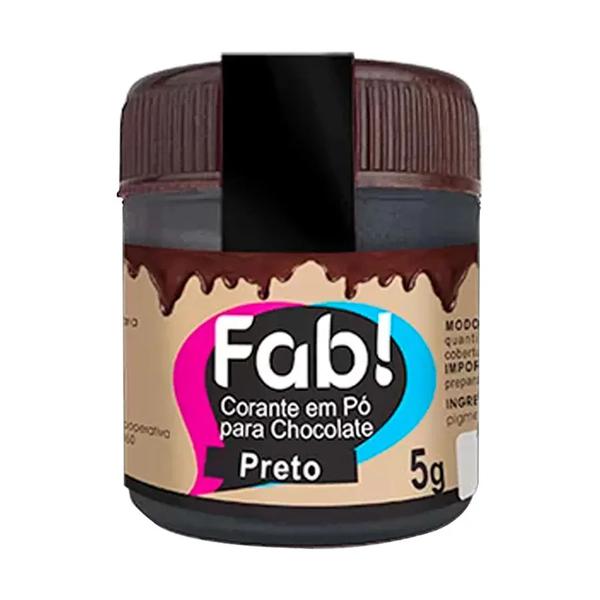 CORANTE PARA CHOCOLATE PRETO 5G FAB!