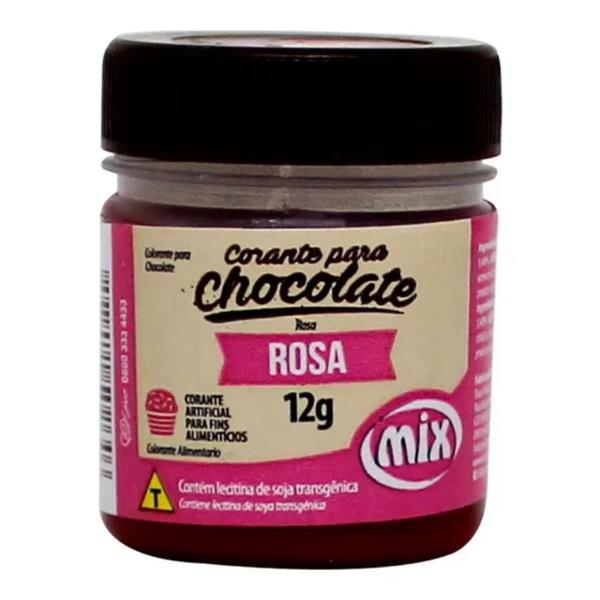 CORANTE PARA CHOCOLATE ROSA 12G MIX