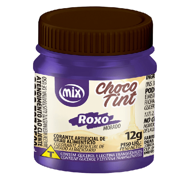 CORANTE PARA CHOCOLATE ROXO 12G UN MIX