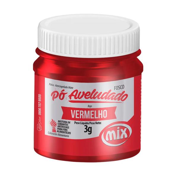 CORANTE PO AVELUDADO VERMELHO 3G MIX