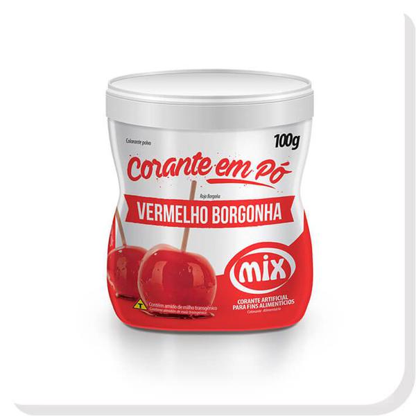 CORANTE PO VERMELHO BORGONHA 100G MIX