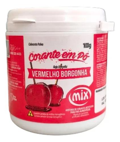 CORANTE PO VERMELHO BORGONHA 100G MIX