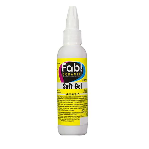 CORANTE SOFT GEL AMARELO 60G FAB!