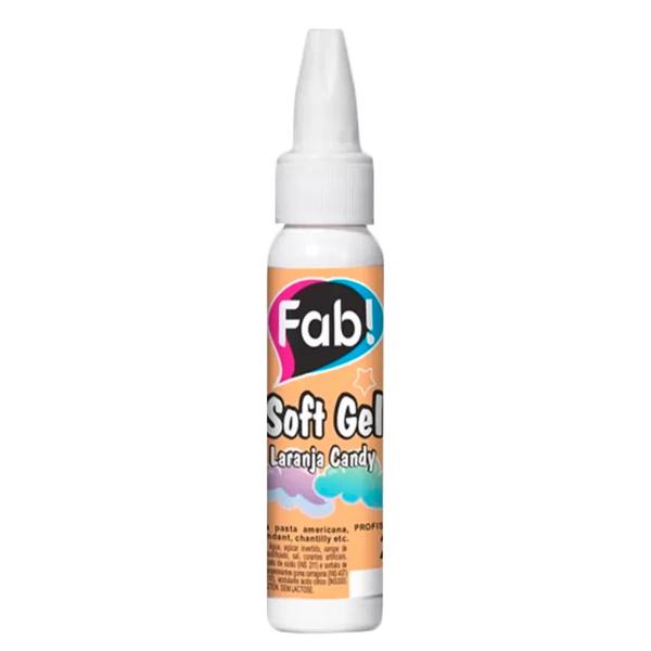 CORANTE SOFT GEL LARANJA CANDY 25G FAB!