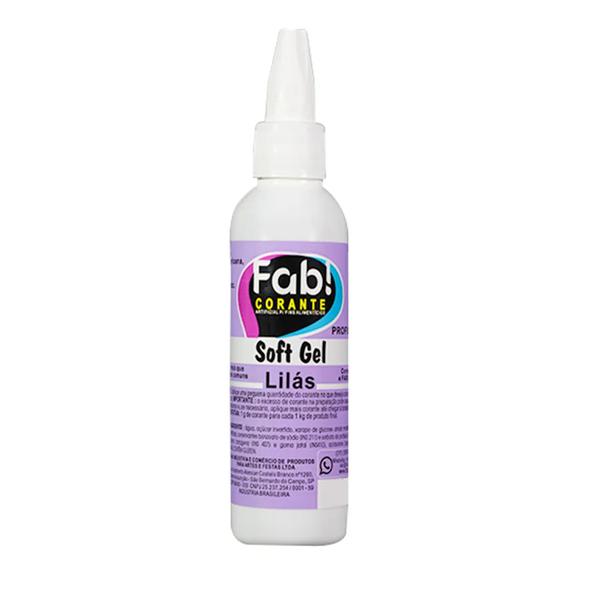 CORANTE SOFT GEL LILAS 25G FAB!