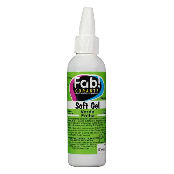 CORANTE SOFT GEL VERDE FOLHA 60G FAB!