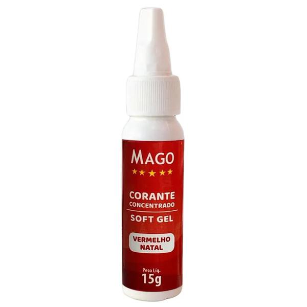 CORANTE SOFT GEL VERMELHO NATAL 15G MAGO