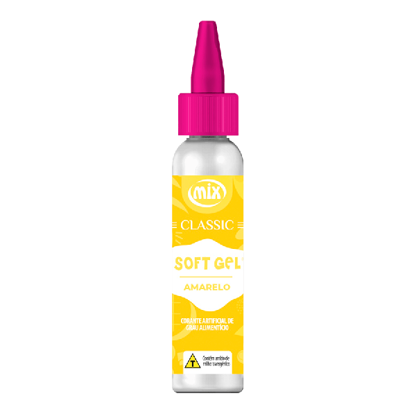 CORANTE SOFTGEL AMARELO CLASSIC 25G UN MIX