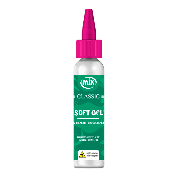 CORANTE SOFTGEL VERDE ESCURO CLASSIC 25G UN MIX